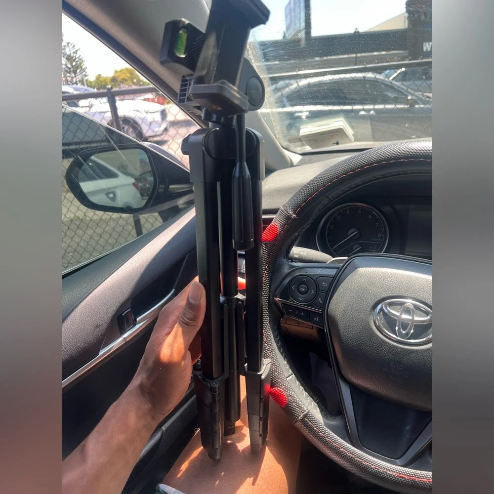 Black Camera Tripod